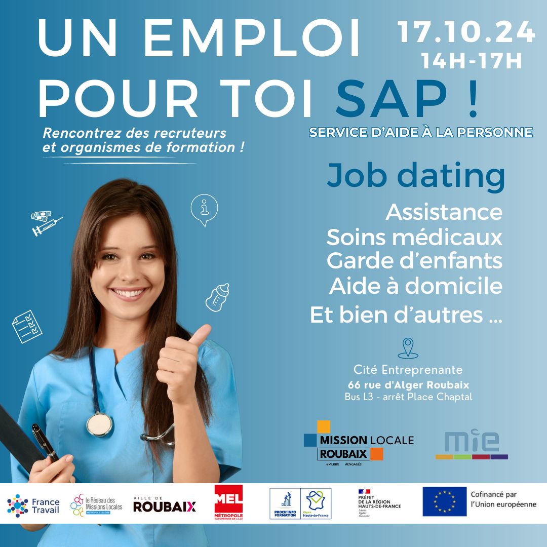 Un emploi pour toi SAP service à la personne